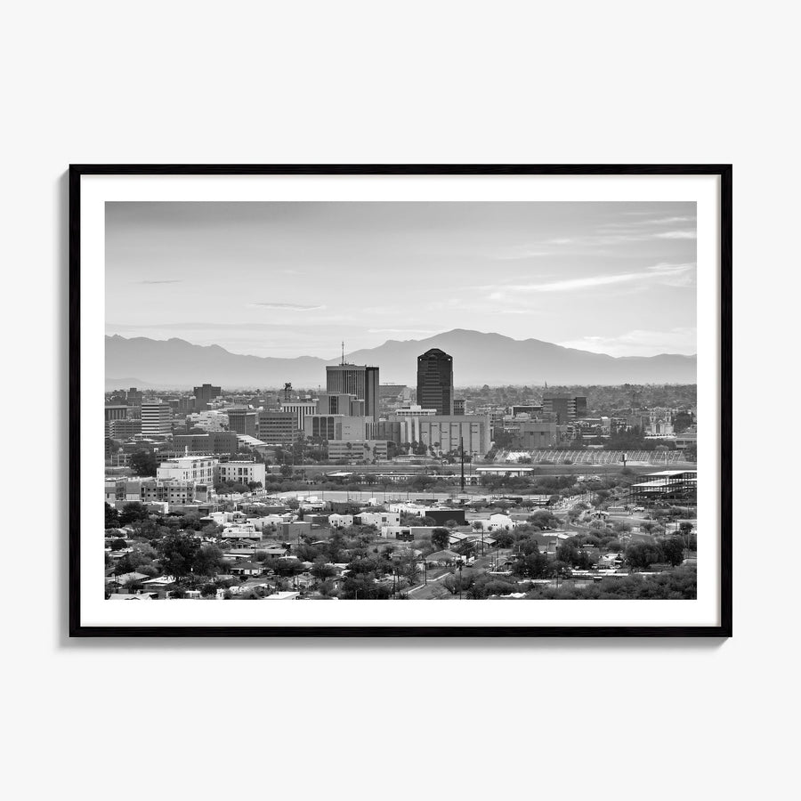 Tucson Photo Poster, framed poster mockup, white border