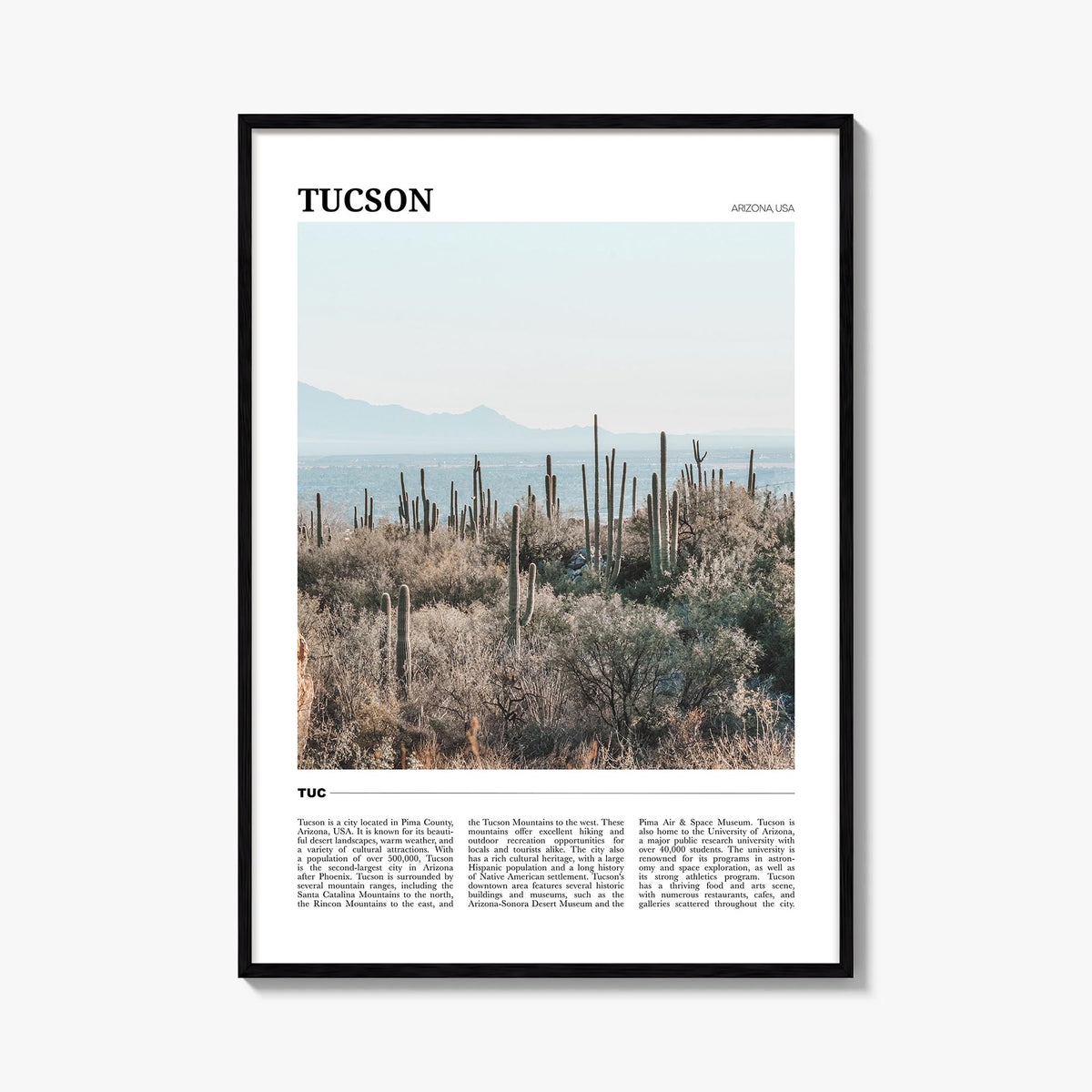 Tucson Travel No 1 Poster