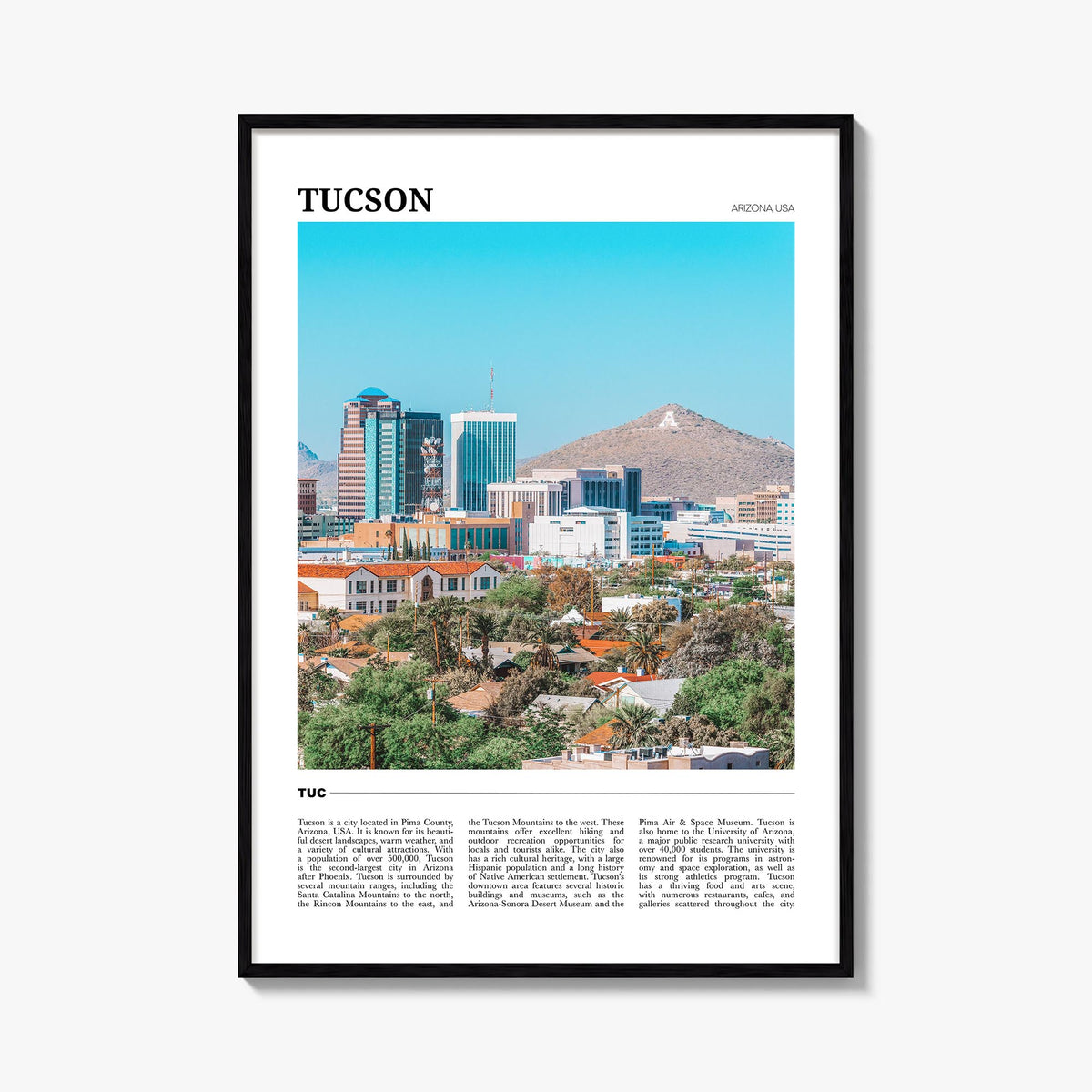 Tucson Travel No 2 Poster