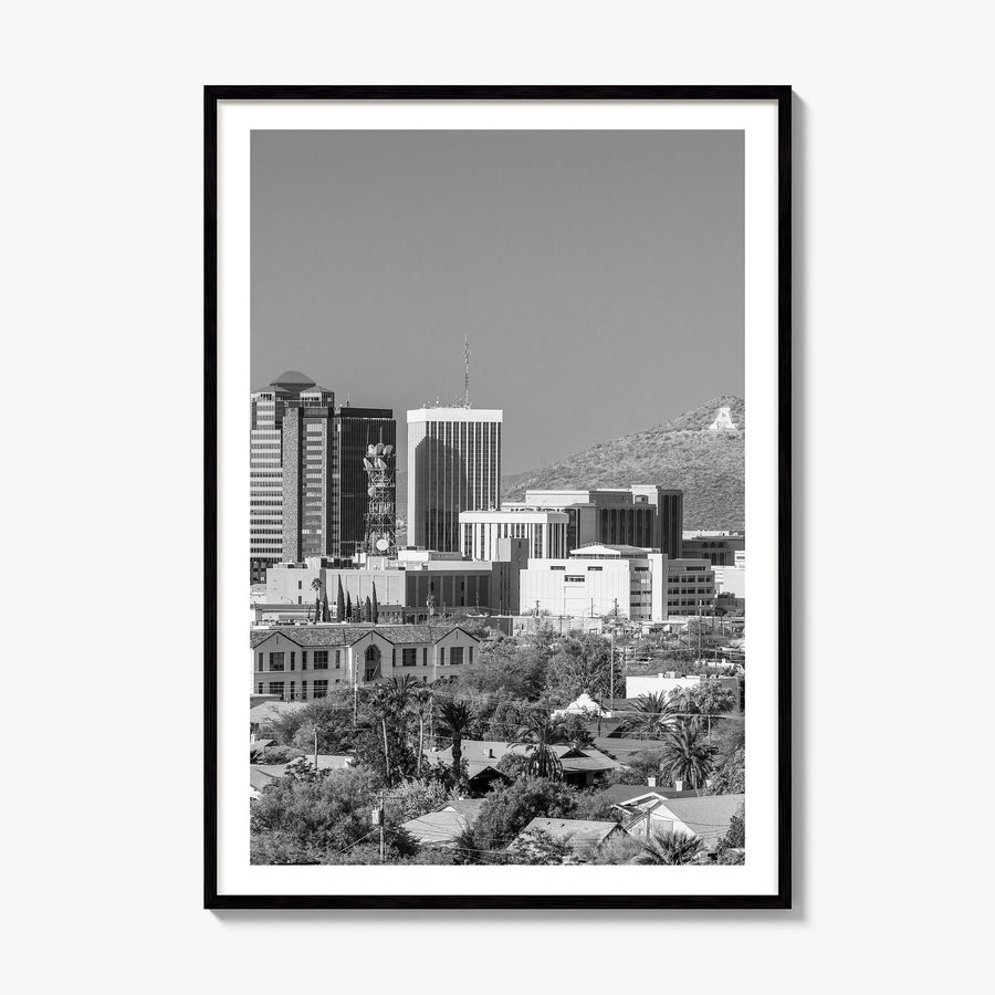 Tucson Photo Poster, framed poster mockup, white border