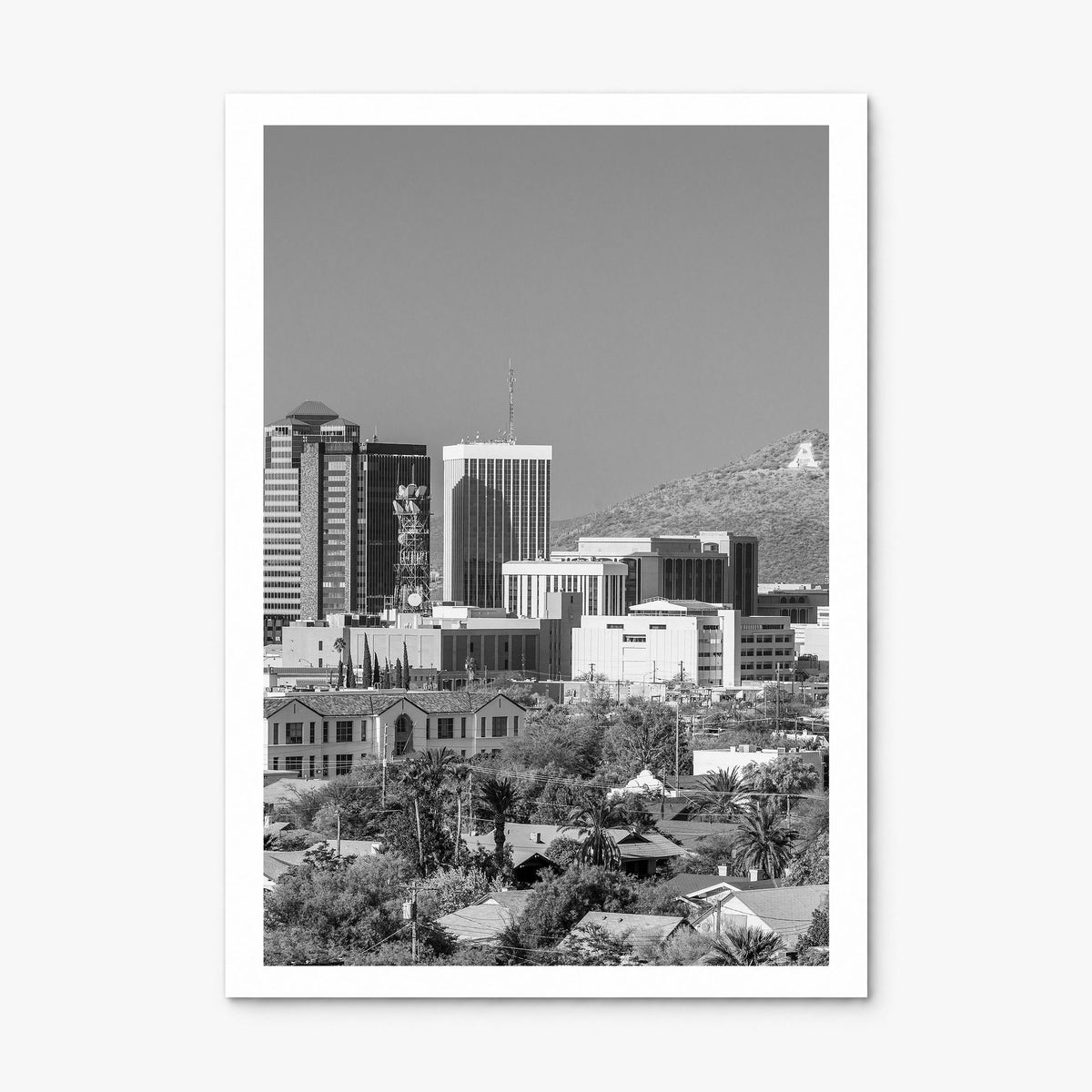 Tucson Photo Poster, print only (unframed), white border