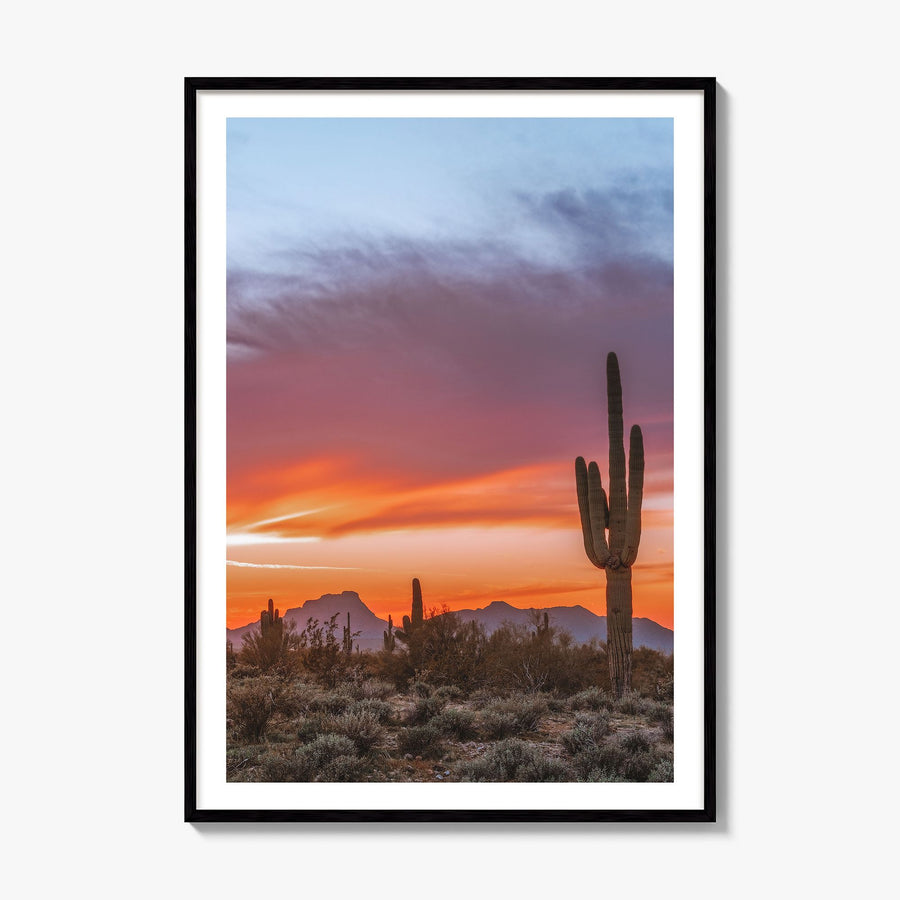 Tucson Photo No 2 Poster, framed poster mockup, white border