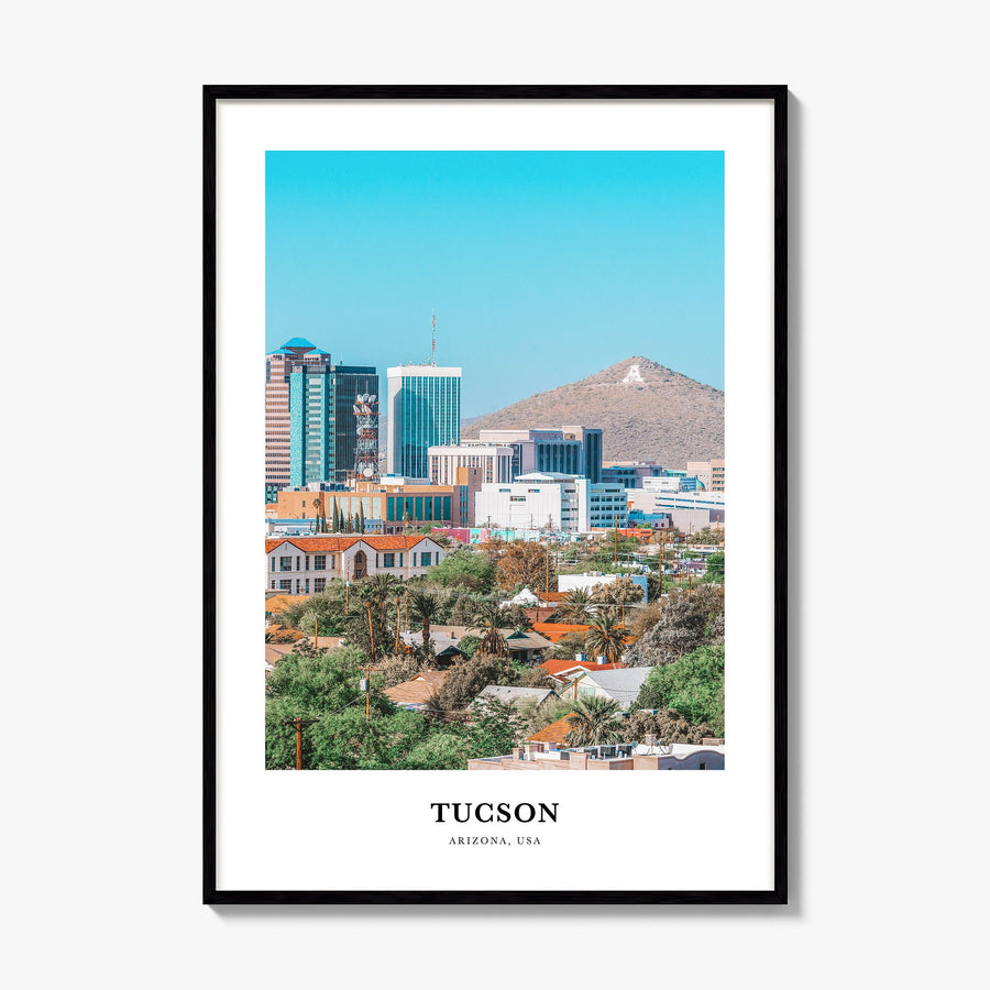Tucson Classic No 2 Poster, framed poster mockup