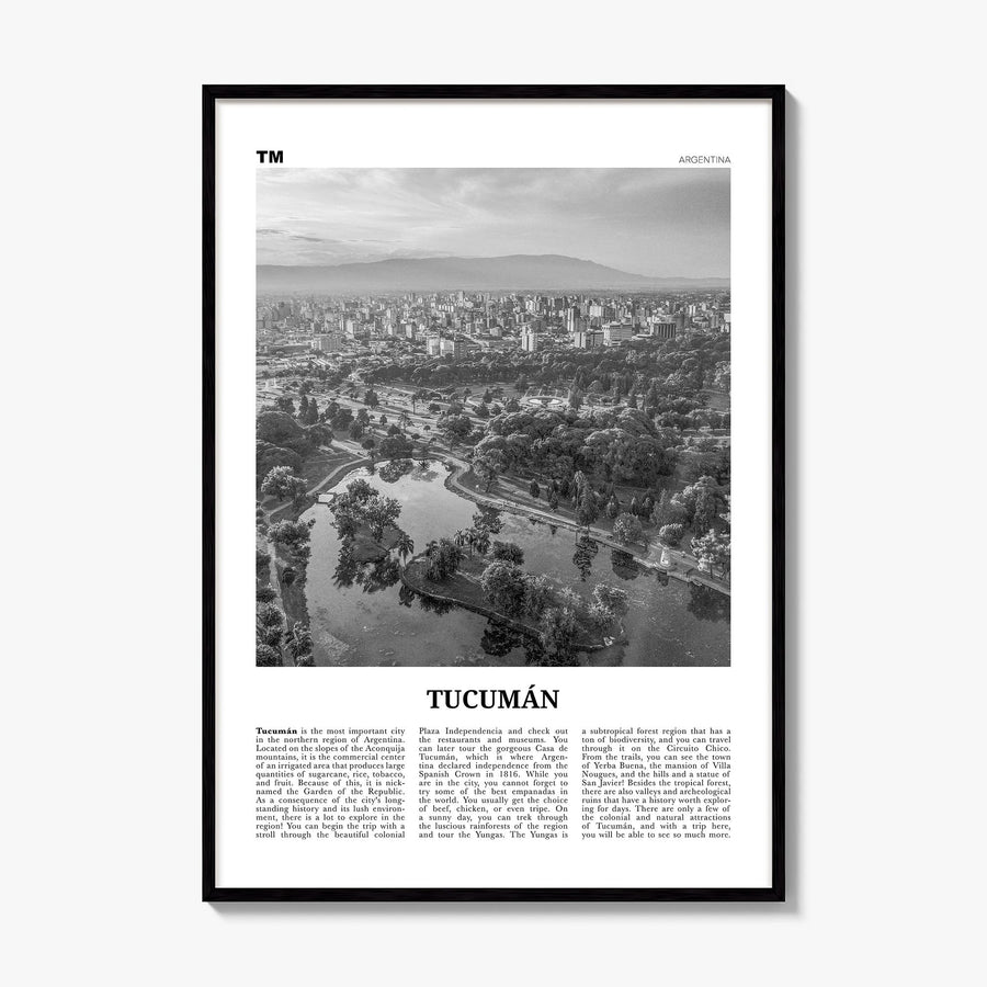 Tucumán Newspaper Poster, framed poster mockup