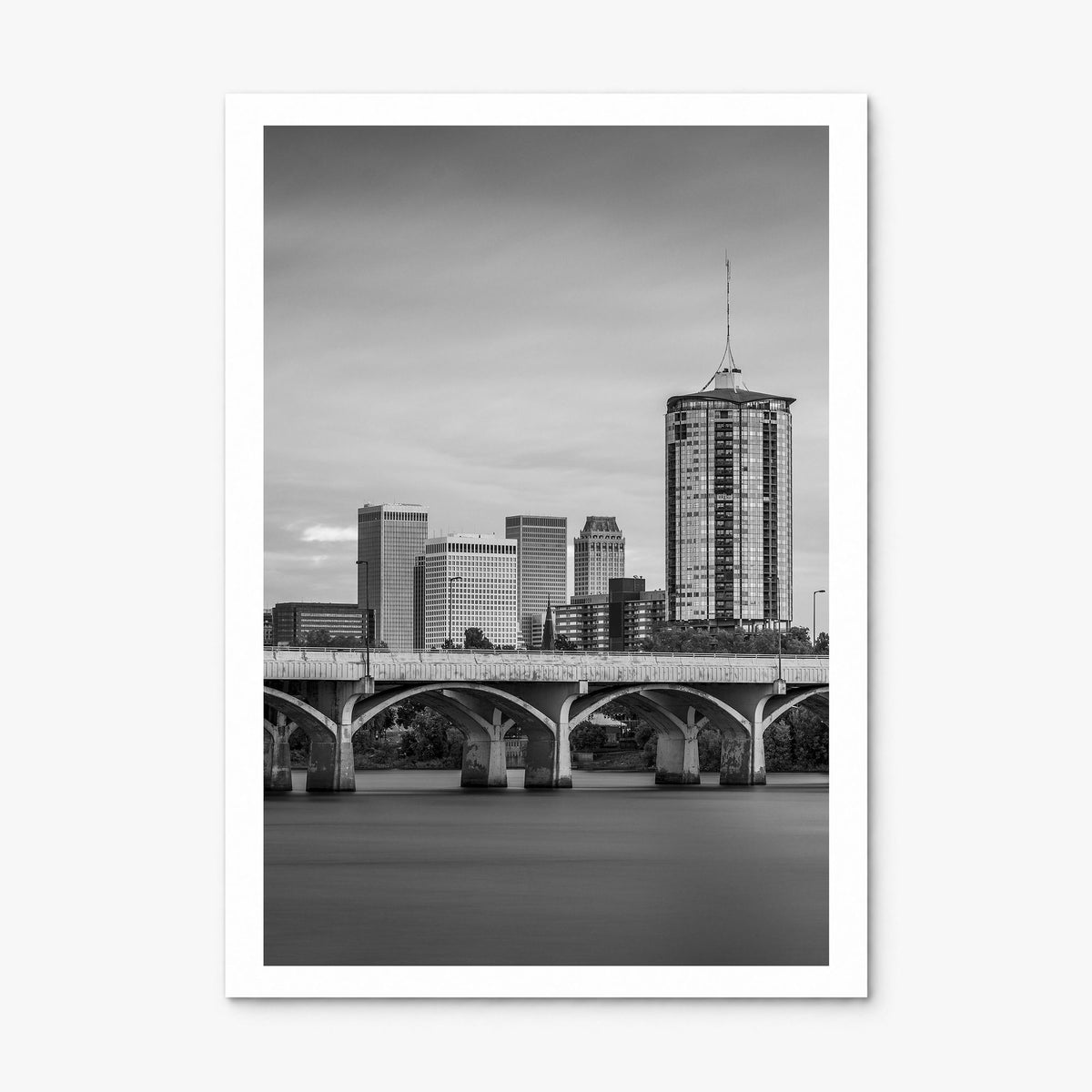 Tulsa Photo No 2 Poster, print only (unframed), white border