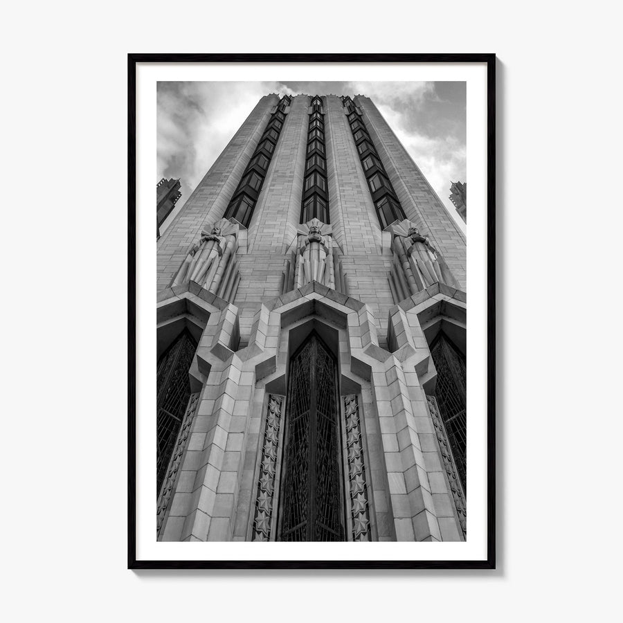 Tulsa Photo No 3 Poster, framed poster mockup, white border