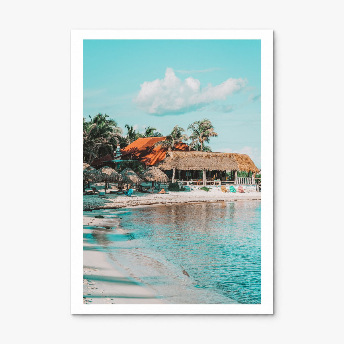 Tulum Photo No 2 Poster, print only (unframed), white border