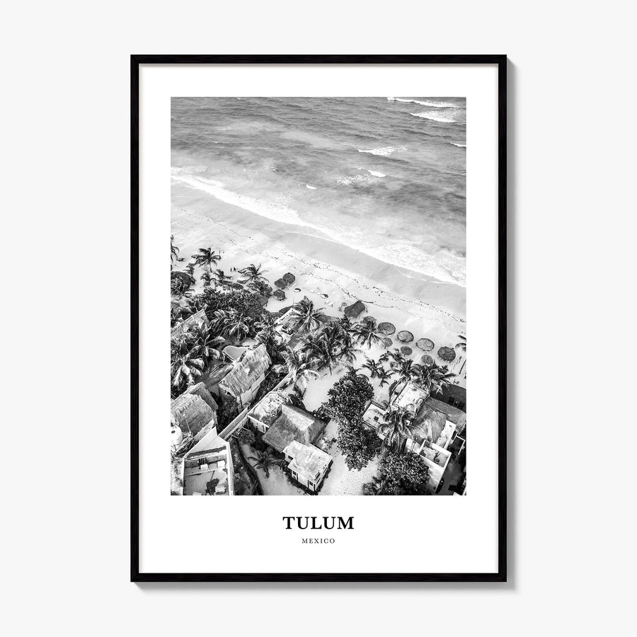 Tulum Classic No 2 Poster, framed poster mockup