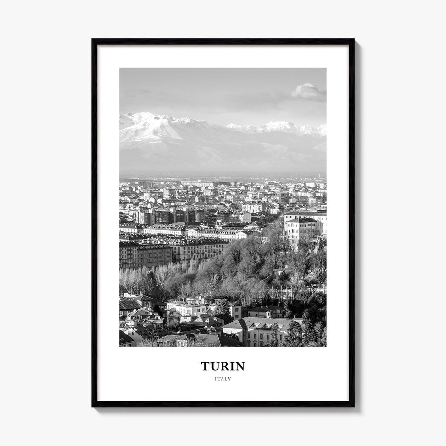 Turin Classic Poster, framed poster mockup
