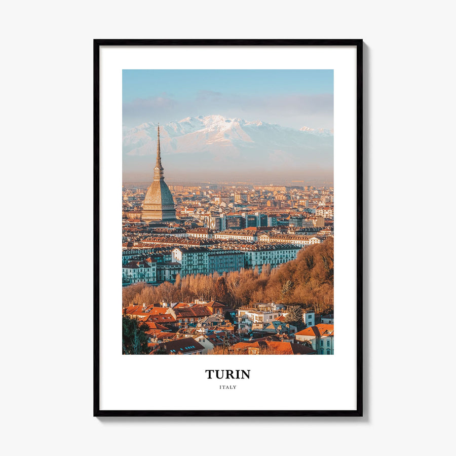 Turin Classic Poster, framed poster mockup