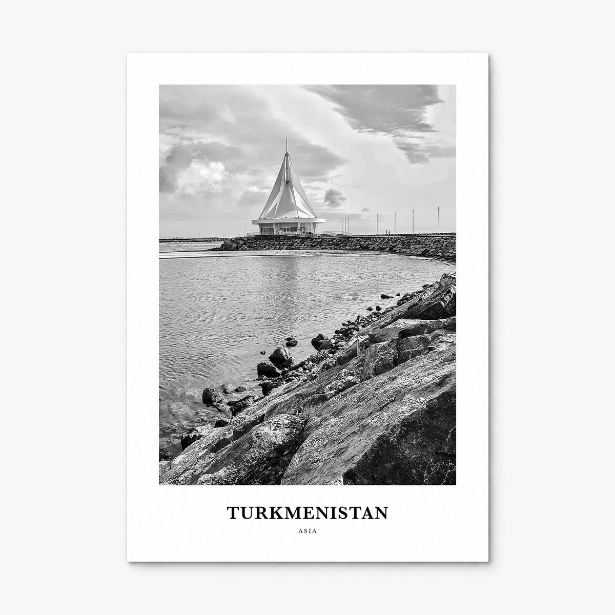 Turkmenistan Classic Poster, print only (unframed)