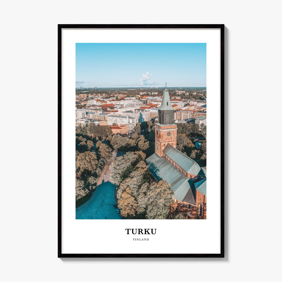 Turku Classic Poster, framed poster mockup