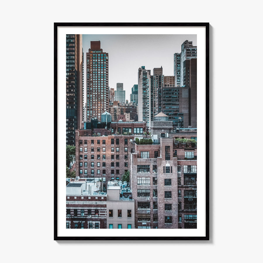 Turtle Bay Photo Poster, framed poster mockup, white border