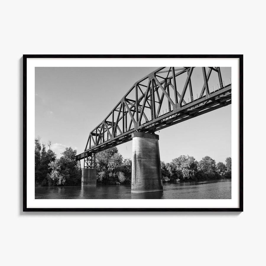Tuscaloosa Photo Poster, framed poster mockup, white border