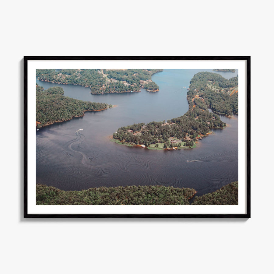Tuscaloosa Photo Poster, framed poster mockup, white border
