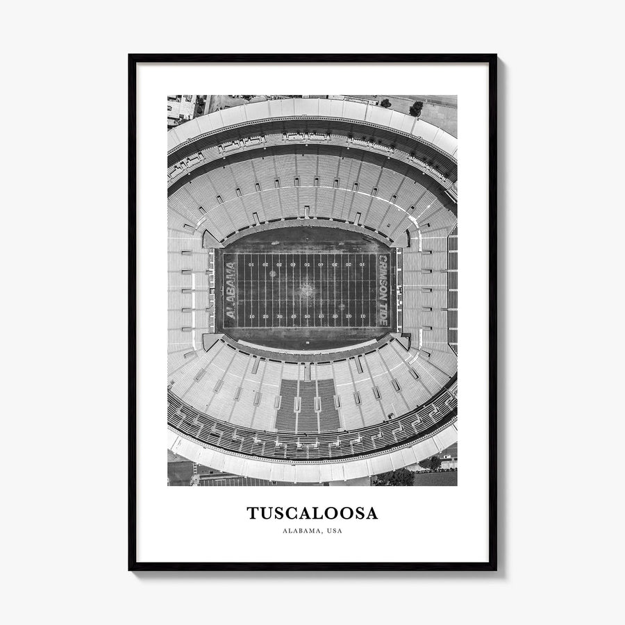 Tuscaloosa Classic Poster, framed poster mockup