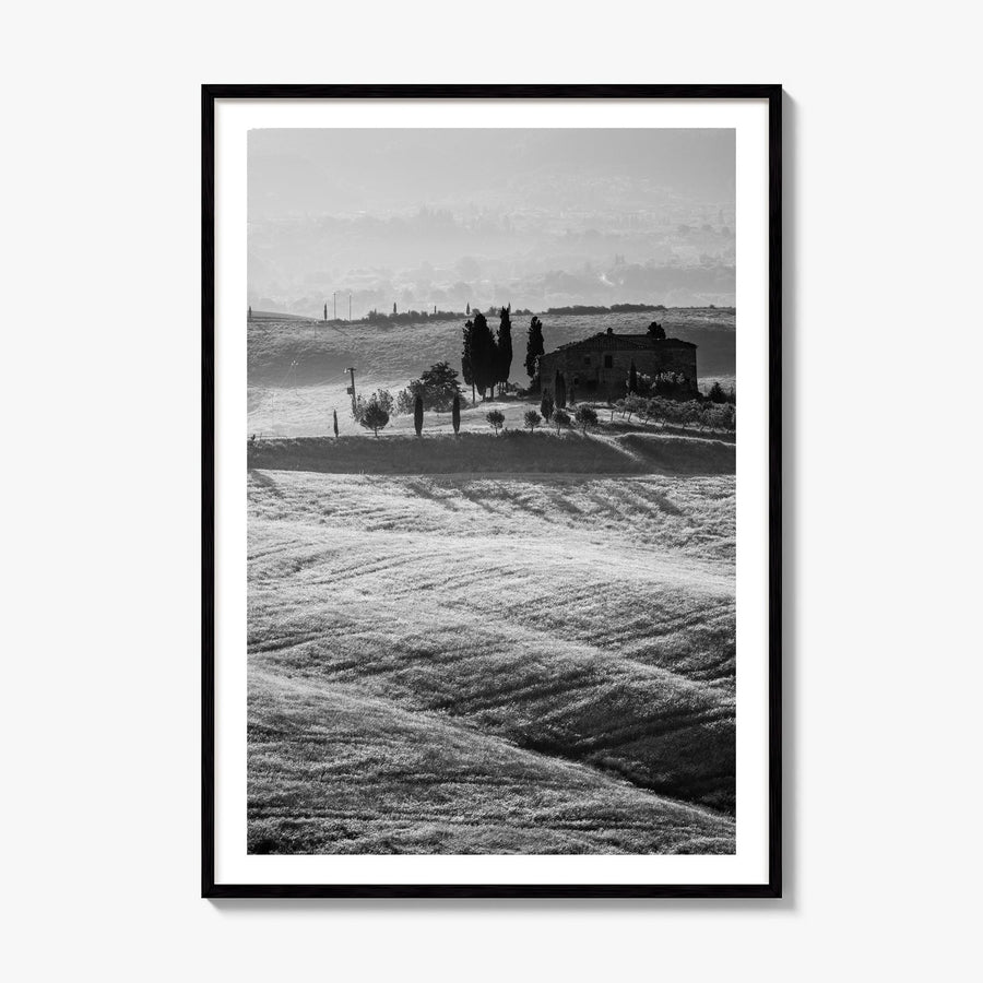 Tuscany Photo No 2 Poster, framed poster mockup, white border
