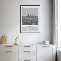 Twin Cities Poster Nbourhood Travel B&W Poster