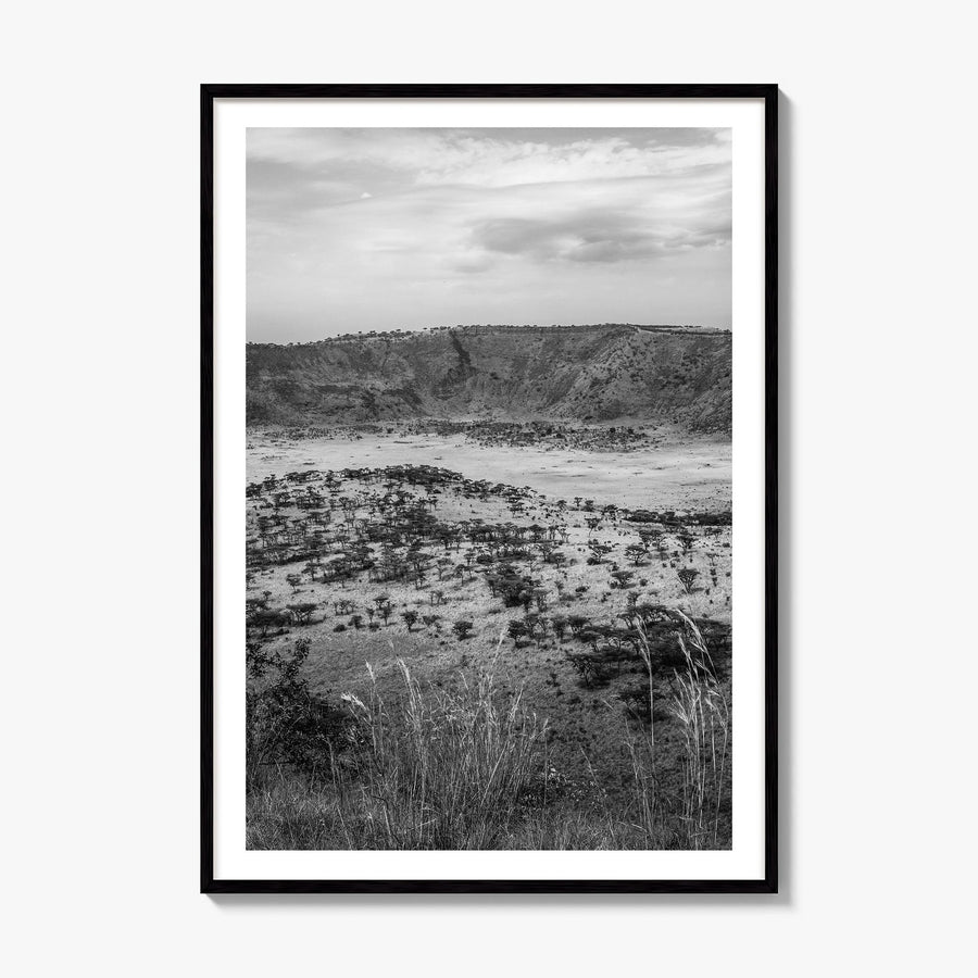 Uganda Photo Poster, framed poster mockup, white border