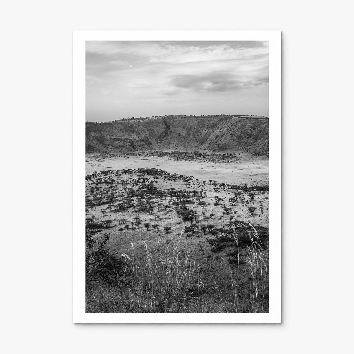 Uganda Photo Poster, print only (unframed), white border