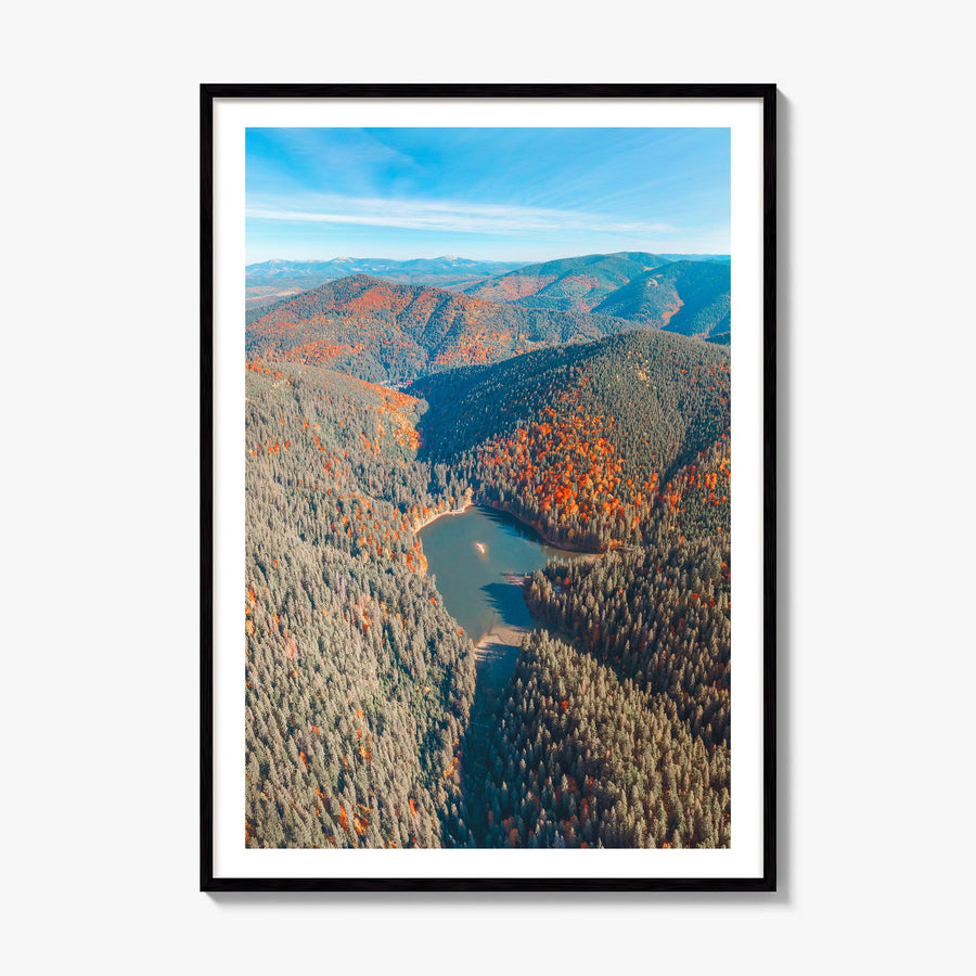 Ukraine Photo Poster, framed poster mockup, white border