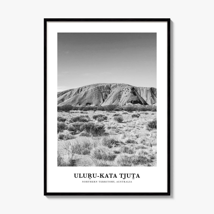 Uluru-Kata Tjuta Classic Poster, framed poster mockup