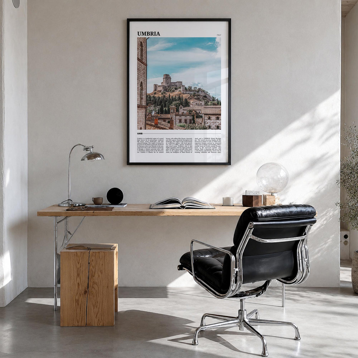 Umbria Travel Poster