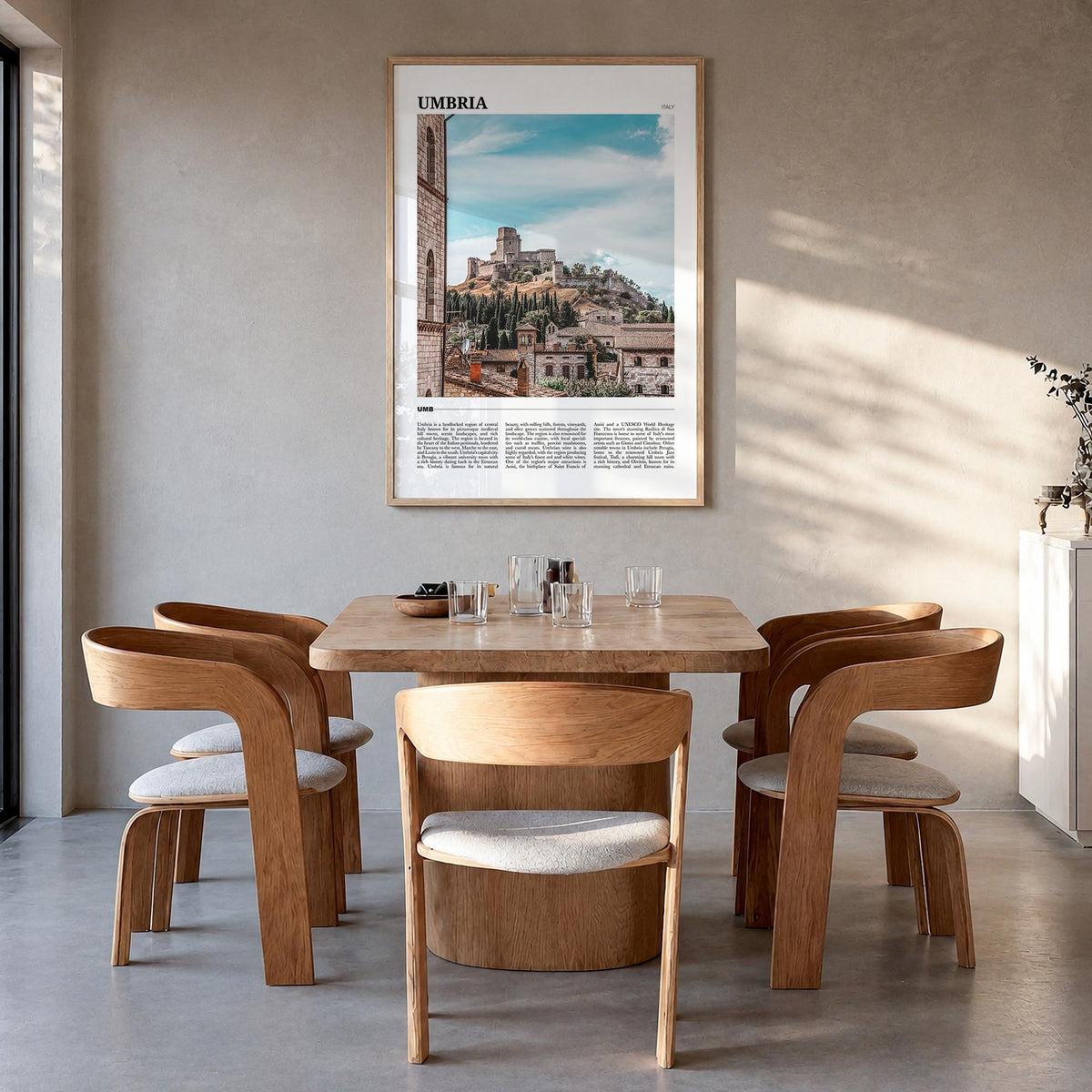 Umbria Travel Poster