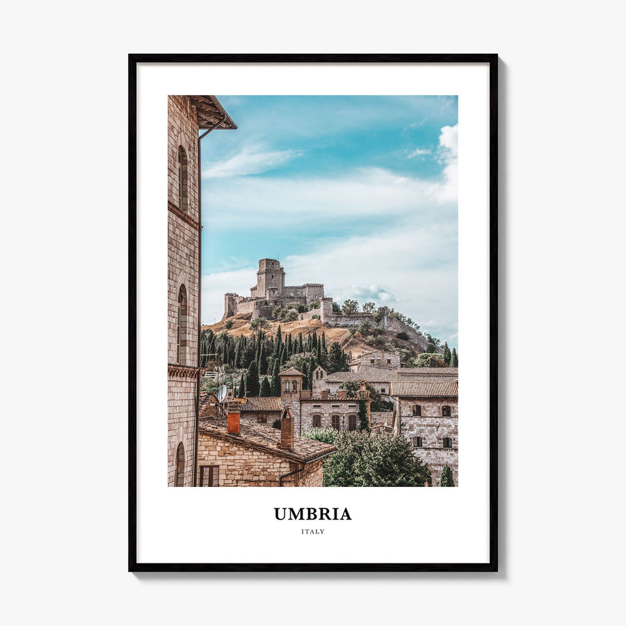Umbria Classic Poster, framed poster mockup