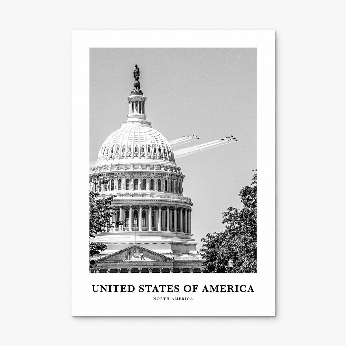 United States of America Classic No 2 Poster, print only (unframed)