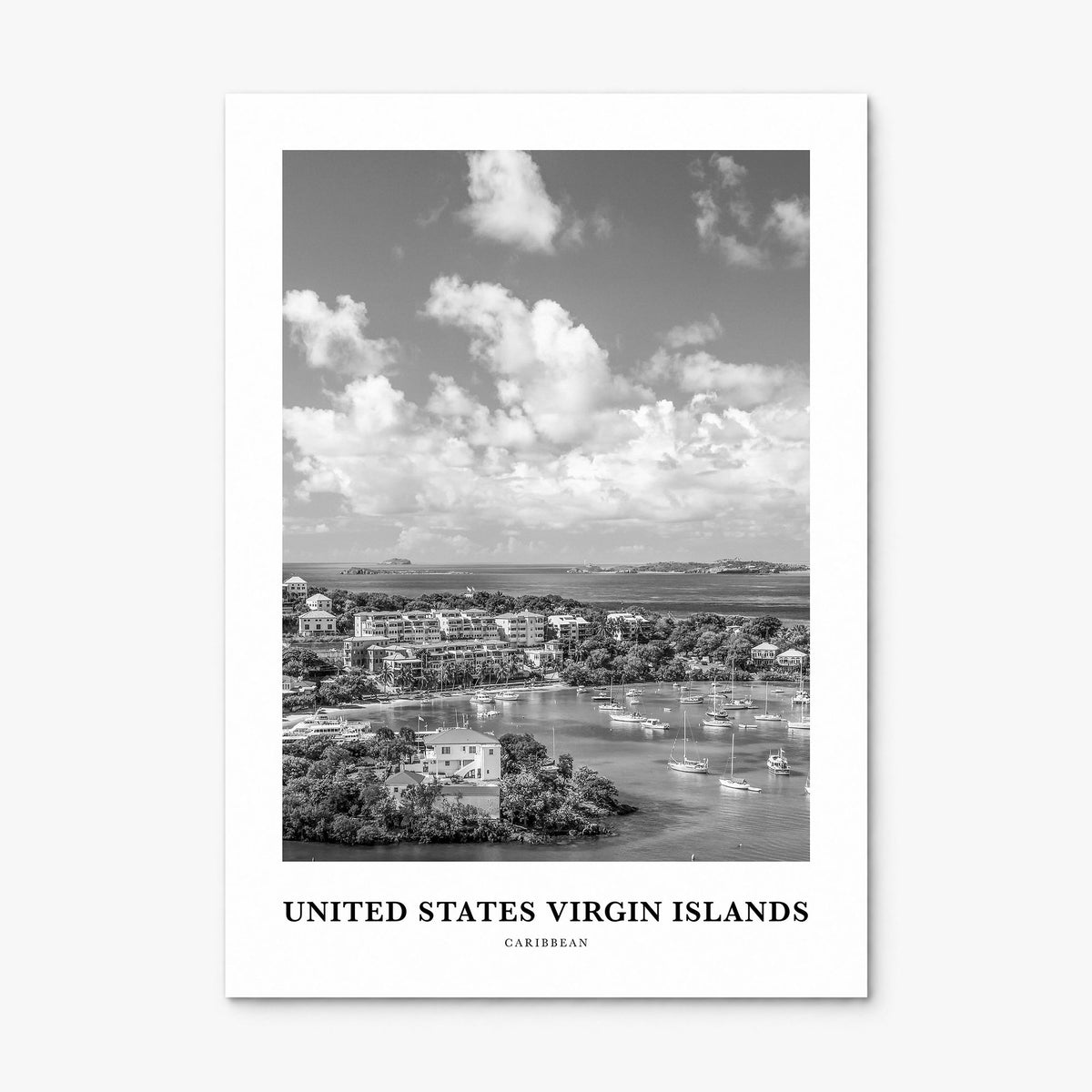 United States Virgin Islands Classic Poster, print only (unframed)