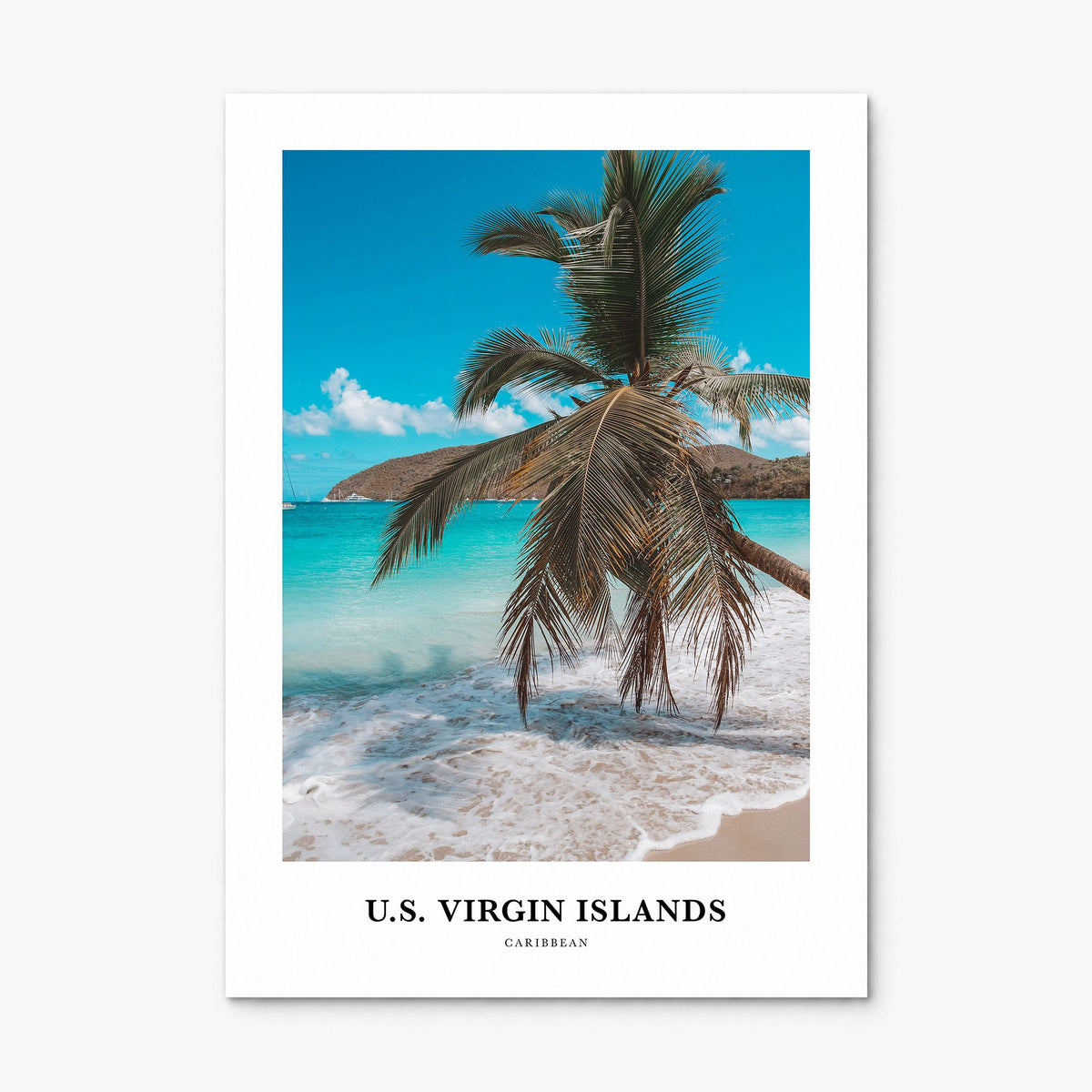 U.S. Virgin Islands Classic Poster, print only (unframed)