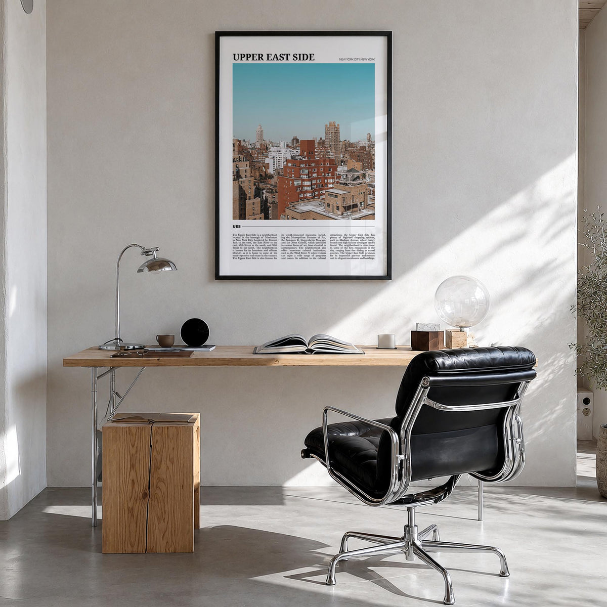 Upper East Side Travel Poster
