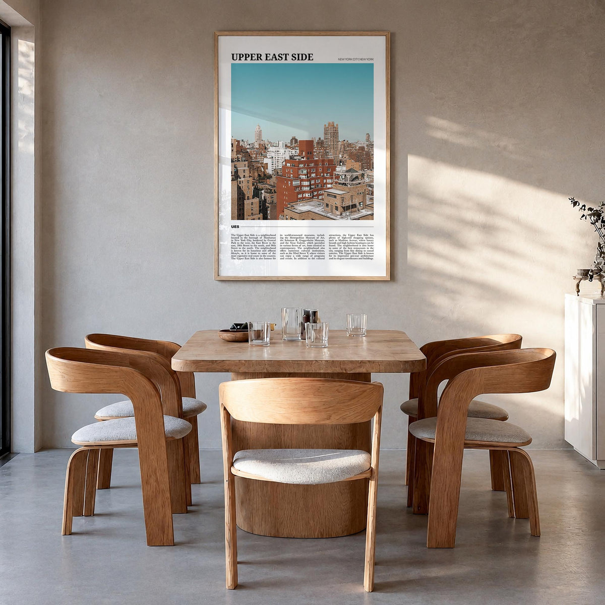 Upper East Side Travel Poster