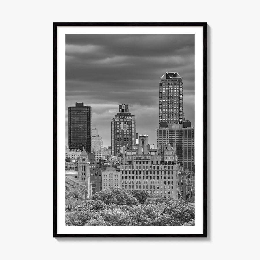 Upper East Side Photo Poster, framed poster mockup, white border