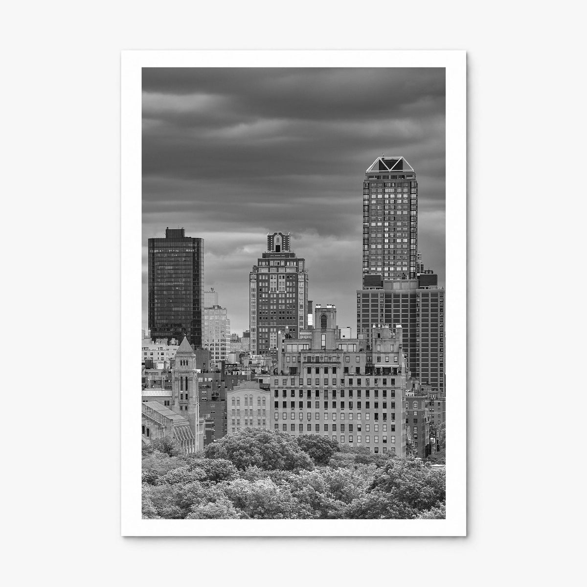 Upper East Side Photo Poster, print only (unframed), white border