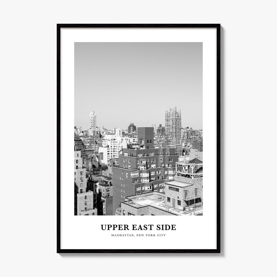 Upper East Side Classic Poster, framed poster mockup