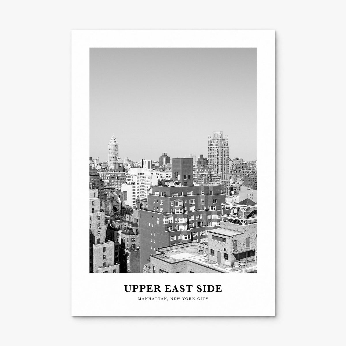 Upper East Side Classic Poster, print only (unframed)