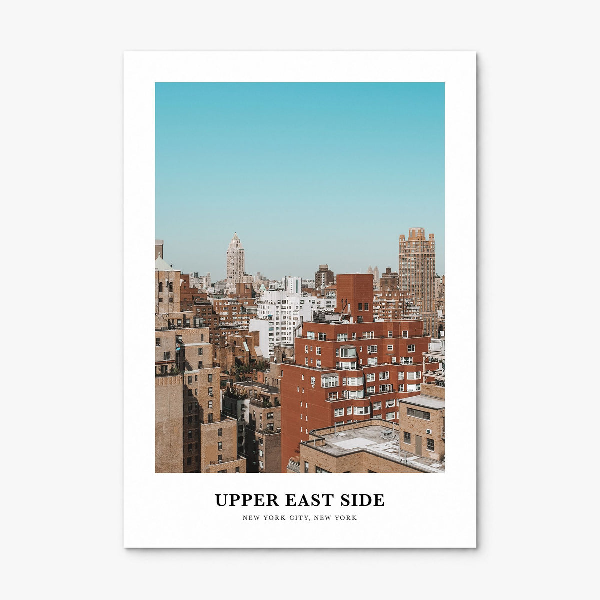 Upper East Side Classic Poster, print only (unframed)