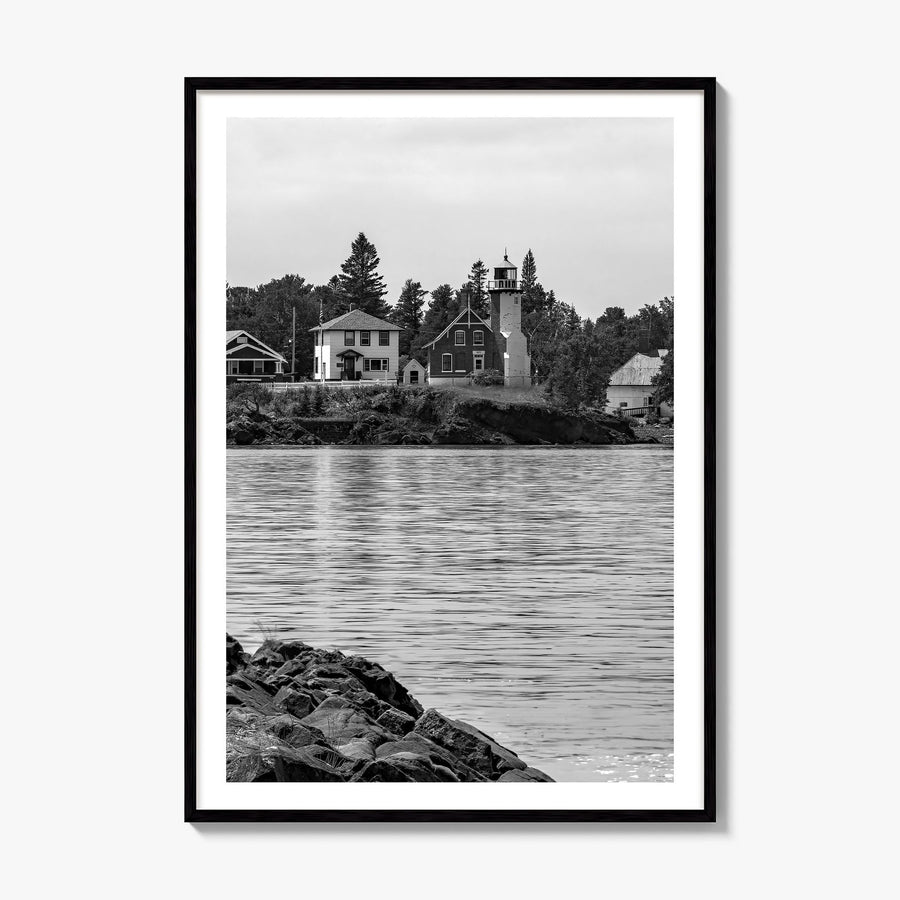 Upper Peninsula Photo Poster, framed poster mockup, white border