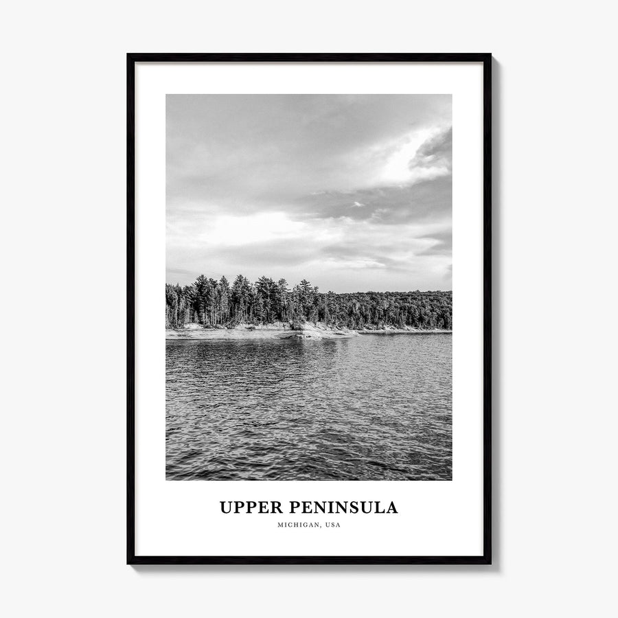Upper Peninsula Classic Poster, framed poster mockup