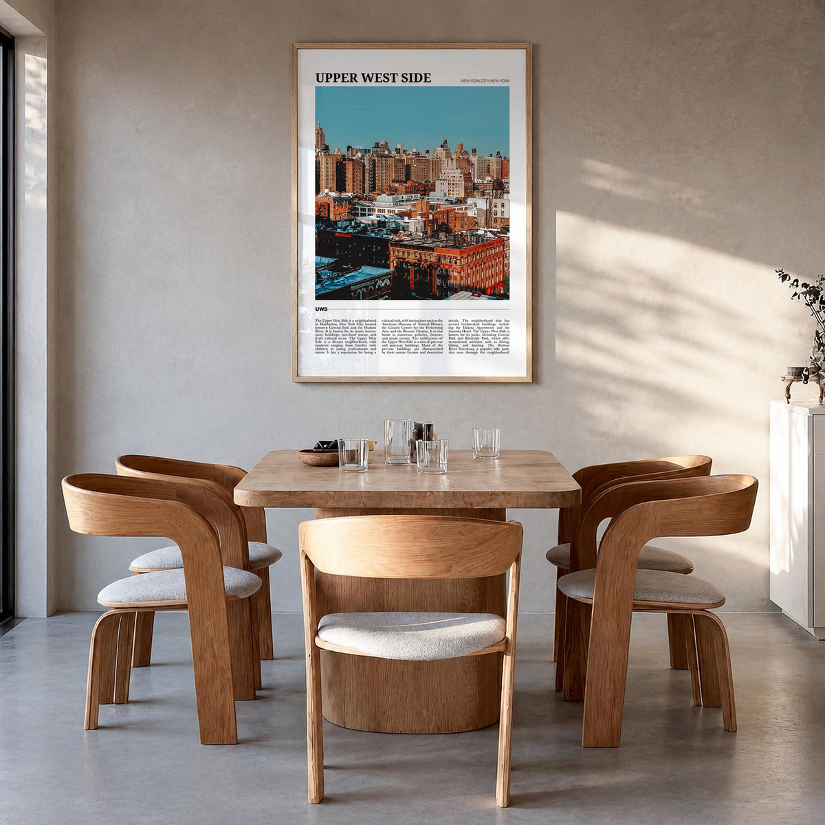 Upper West Side Travel Poster