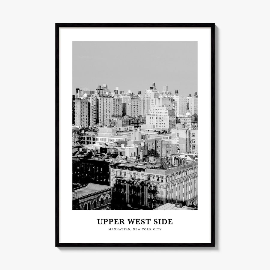 Upper West Side Classic Poster, framed poster mockup