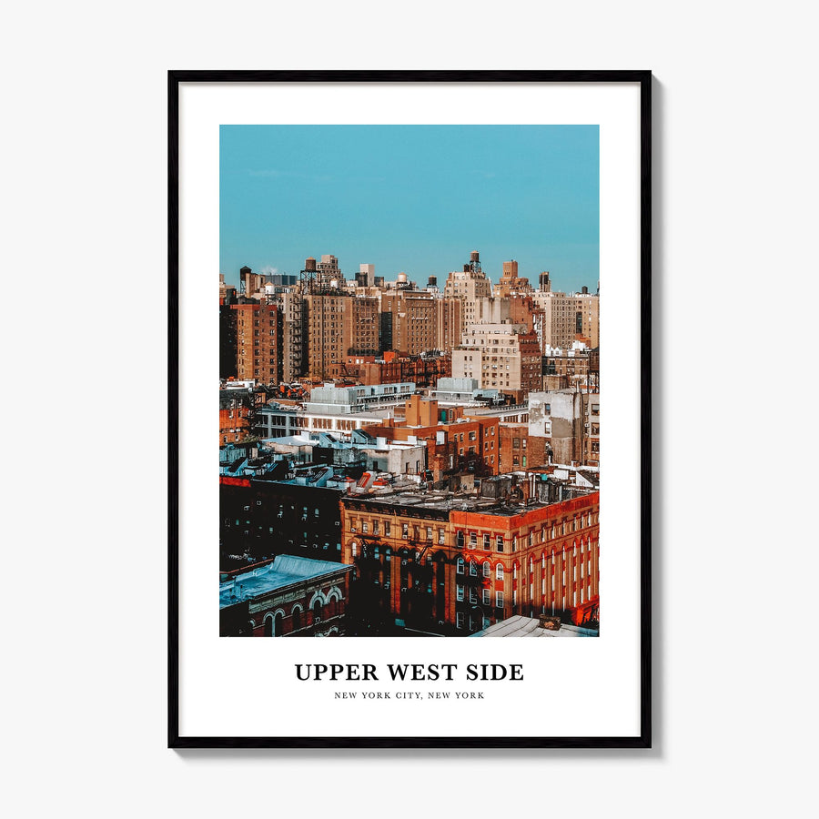 Upper West Side Classic Poster, framed poster mockup