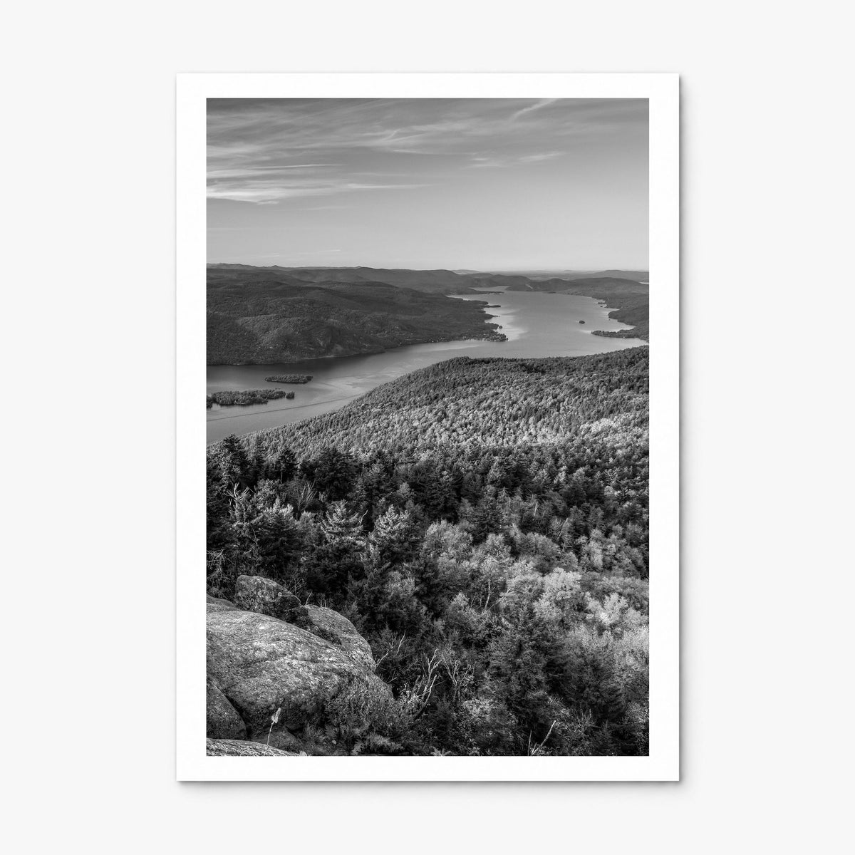 Upstate New York Photo Poster, print only (unframed), white border