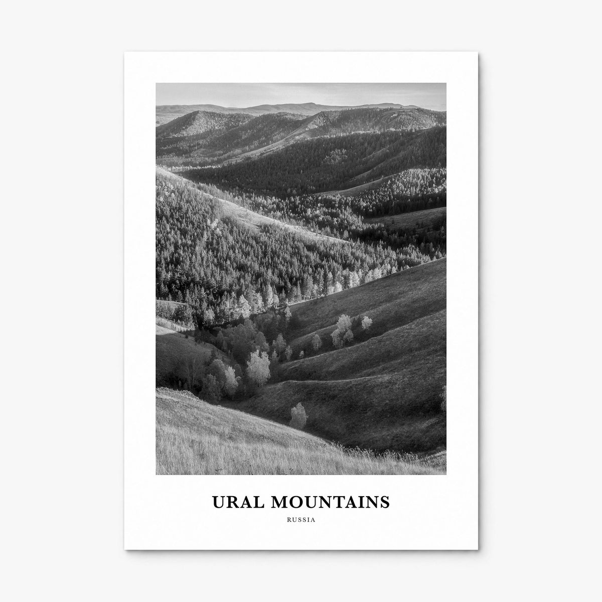 Ural Mountains Classic Poster, print only (unframed)