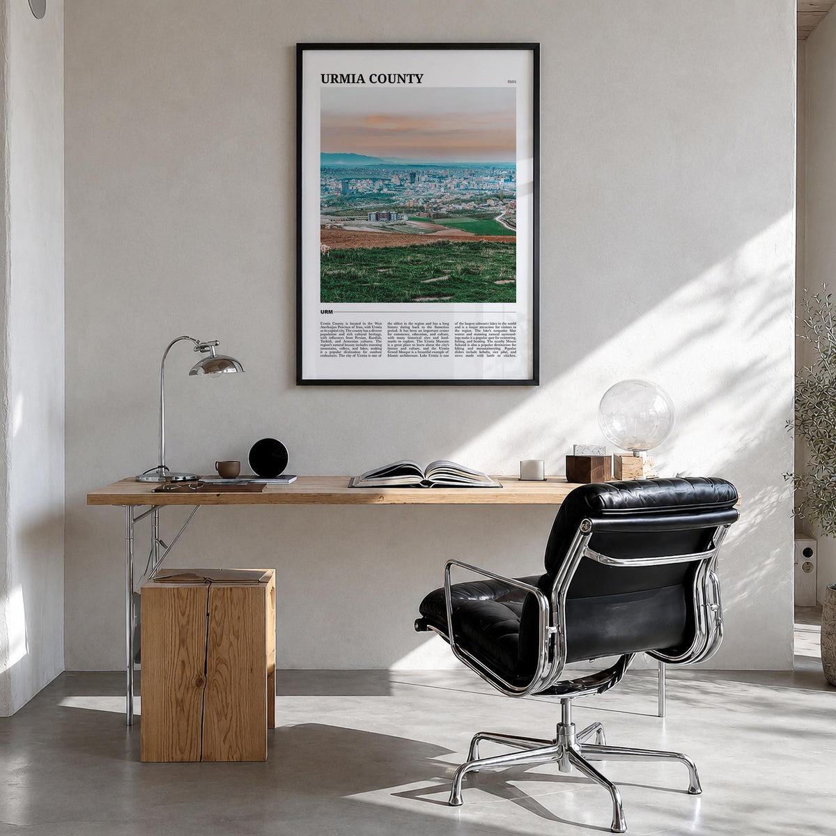 Urmia County Travel Poster