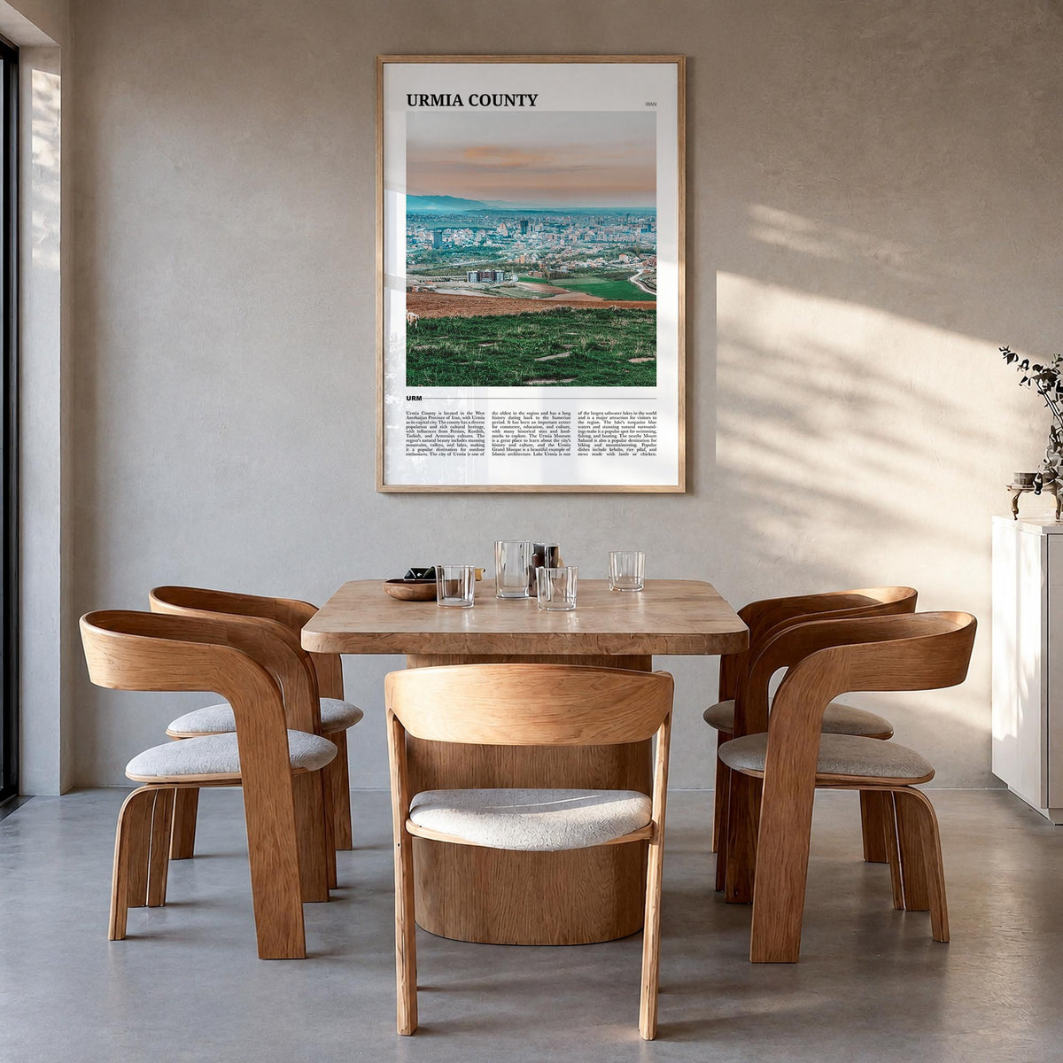 Urmia County Travel Poster