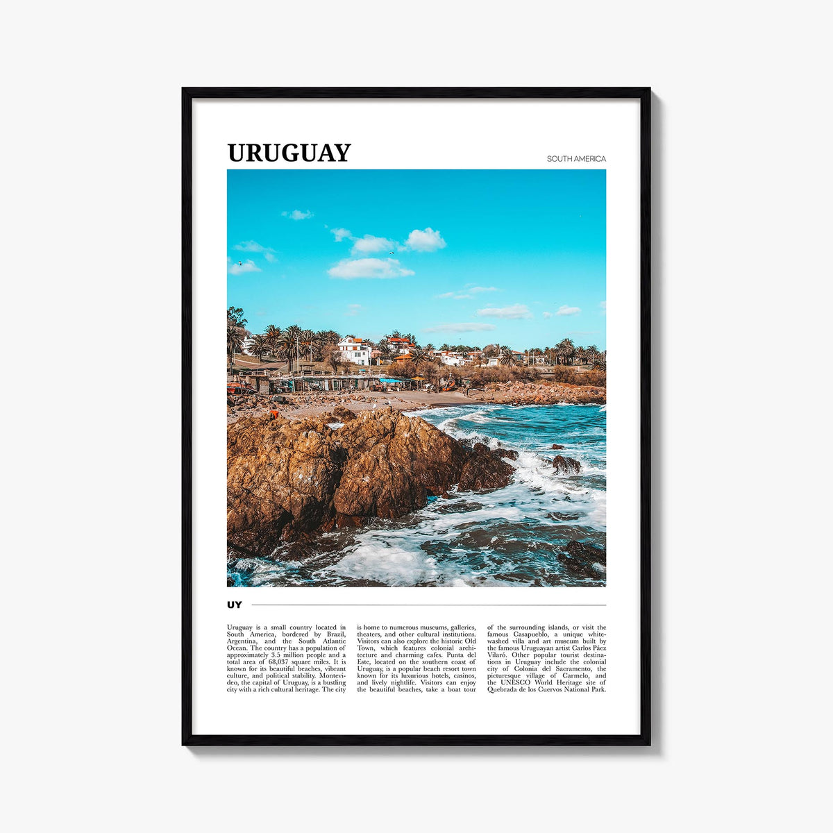 Uruguay Travel Poster