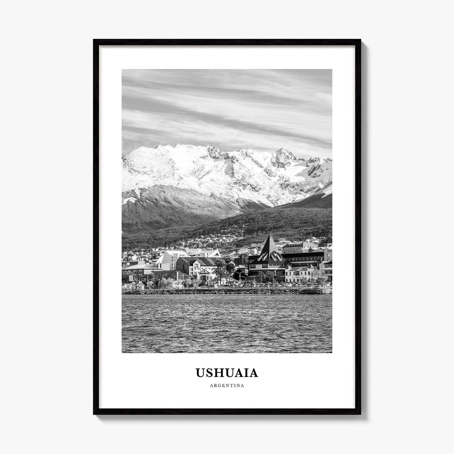 Ushuaia Classic Poster, framed poster mockup